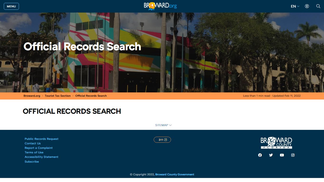 Records Official Records Search - Broward County